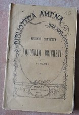 Raro libro antico Quondam Bricheti - Eugenio Chavette 1875