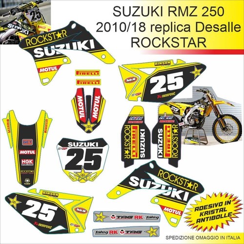 Adesivi completi suzuki rmz - adesivi,