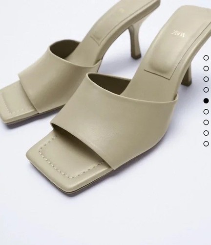 Zara sandali donna con tacco - zara,