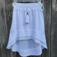 Minigonna Boho all'uncinetto