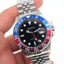 Orologio 40mm Parnis Zaffiro