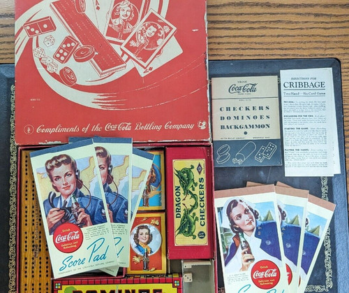 Scatola gioco coca cola anni - gioco,