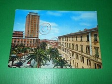 Cartolina Sassari - Piazza Castello - Caserma Lamarmora e nuovo Grattacielo 1971