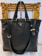 PRADA SHOPPER TOTE BAG PELLE