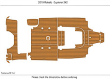 Pavimento barca Robalo 242