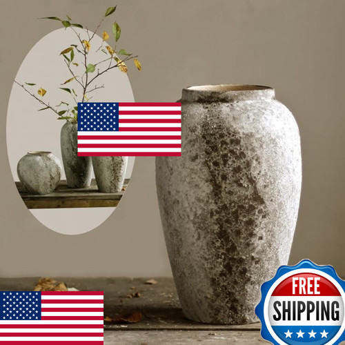 Vaso rustico alto terra - alto,