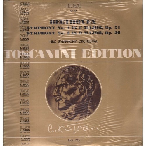 Toscanini beethoven vinile - toscanini,, lp