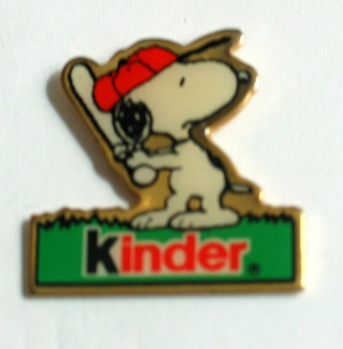 Snoopy baseball pin - snoopy, 1958