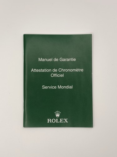 Rolex service mondial manuel - service, mondial/manuel