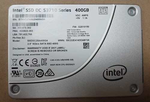 Intel s3710 series 400 gb - dc,