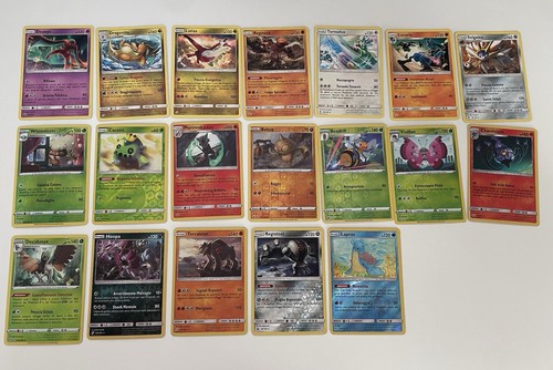 Lotto carte pokemon holo - 19,