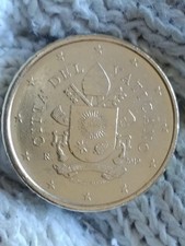 Moneta da 50 cent Vaticano 2019 Tiratura di soli 2.157.248 pezzi circolanti