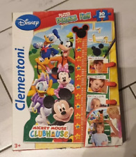 puzzle double fun 30 maxi altezza Mickey Mouse Club House clementoni