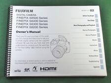 Fujifilm FinePix S8200 - S8500 Owner's Manual: 143 Pages & Protective Covers! 