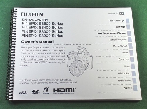 Fujifilm finepix s8200 s8500 - finepix,
