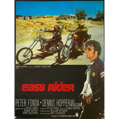 Easy rider affiche cinéma - rider, de