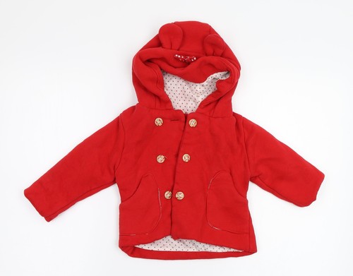 Cappotto basic rosso - , bibicola