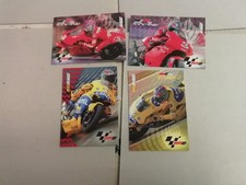4 CARD PANINI DI MAX BIAGGI DELLA RACCOLTA MOTO GP 2002/03
