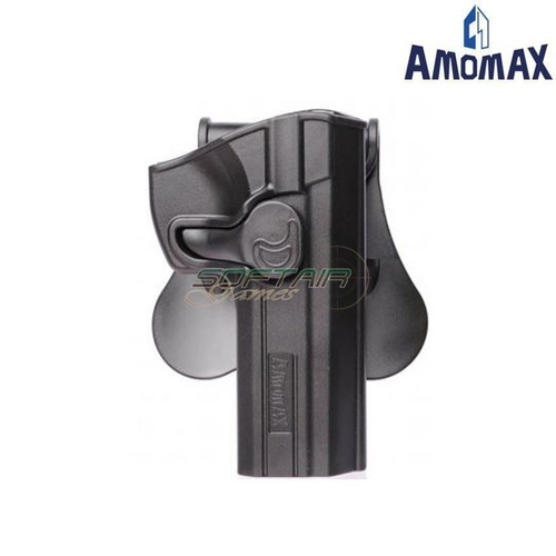 Fondina rigida black per