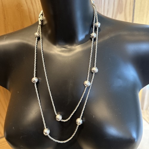 Collana vintage lunga - 50", con
