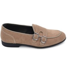 Scarpe mocassino uomo doppia