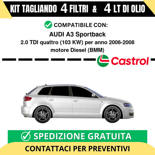 Tagliando per audi - audi, a3