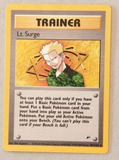 Carte Pokemon - ENG - Gym Heroes - Lt. Surge 101/132 - EXC
