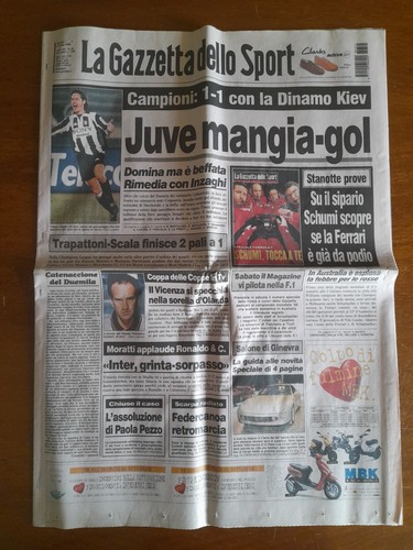 Gazzetta sport marzo 1998 - 5,