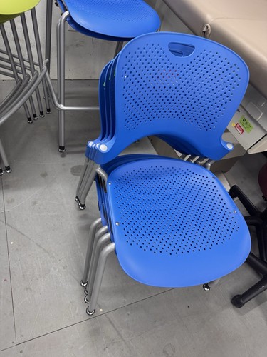 Herman miller blue chair set - miller,