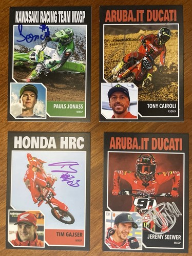 2025 carte autografe motocross - carte,
