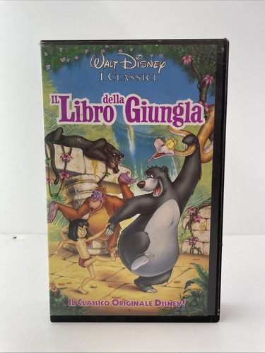 Vhs libro della giungla - libro,