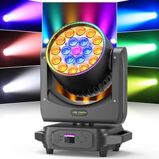19x20W LED Wash Beam Zoom Moving Head RGBW DMX luce palco DJ discoteca festa luce