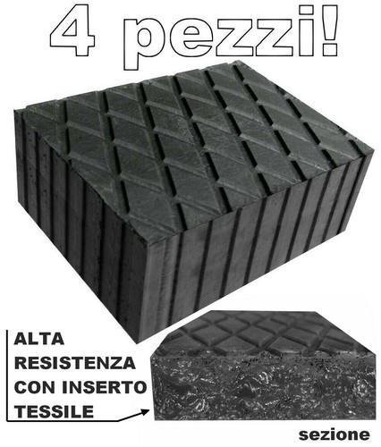 Pezzi h80 spessori - 4, mm.