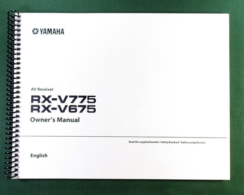 Yamaha v675 instruction - yamaha,