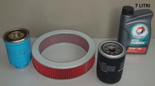 KIT TAGLIANDO 3 FILTRI+LT. 7 TOTAL 10W40 NISSAN PICK UP/KING CAB (D21) 2.5/ 2.7 