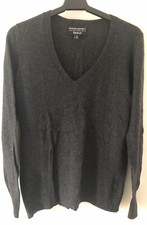 Maglione Banana Republic Filpucci grigio scollo a V XS UK8