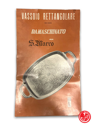 Vassoio rettangolare con