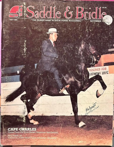 Saddle and bridle - and, magazine