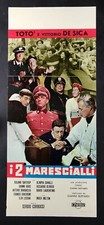 CINEMA-locandina poster I 2 MARESCIALLI Toto', Vittorio De Sica, CORBUCCI 
