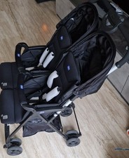 Passeggino Gemellare Chicco nero usato pochissimo