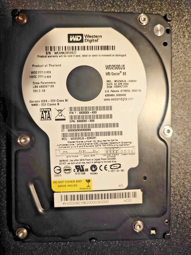 Caviar 250gb - wd, se