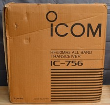 FACTORY ICOM 756 SCATOLA DI SPEDIZIONE CON INSERTI IN SCHIUMA E BORSA 756PRO3 756ProII 756Pro