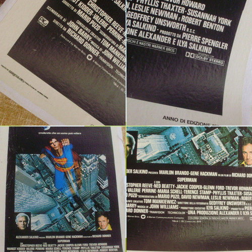 Superman 1979 poster - , originale