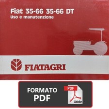 FIAT 35-66 DT Fiatagri Manuale uso manutenzione Libretto istruzioni trattore ITA