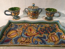 Ceramica DERUTA VINTAGE Servizio Caffè