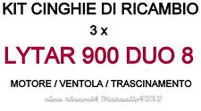 ★KIT CINGHIE DI RICAMBIO 3 x