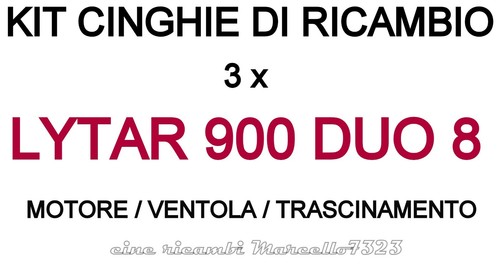 Kit cinghie ricambio 3 x - ★kit, di