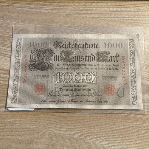 Banconota tedesca rara 1910