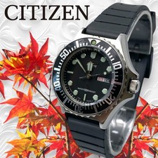 Orologio Citizen Challenge Diver 150M Quarzo 3 Lancette Data Quadrante Nero Sportivo