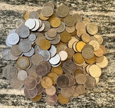 LOTTO 1 kg MONETE REPUBBLICA ITALIANA ITALIA MISTE COME DA FOTO !!!